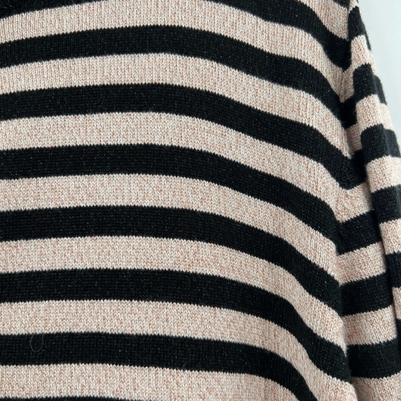 Lane Bryant striped turtleneck long sleeve sweater peekaboo 22/24 - Picture 4 of 11